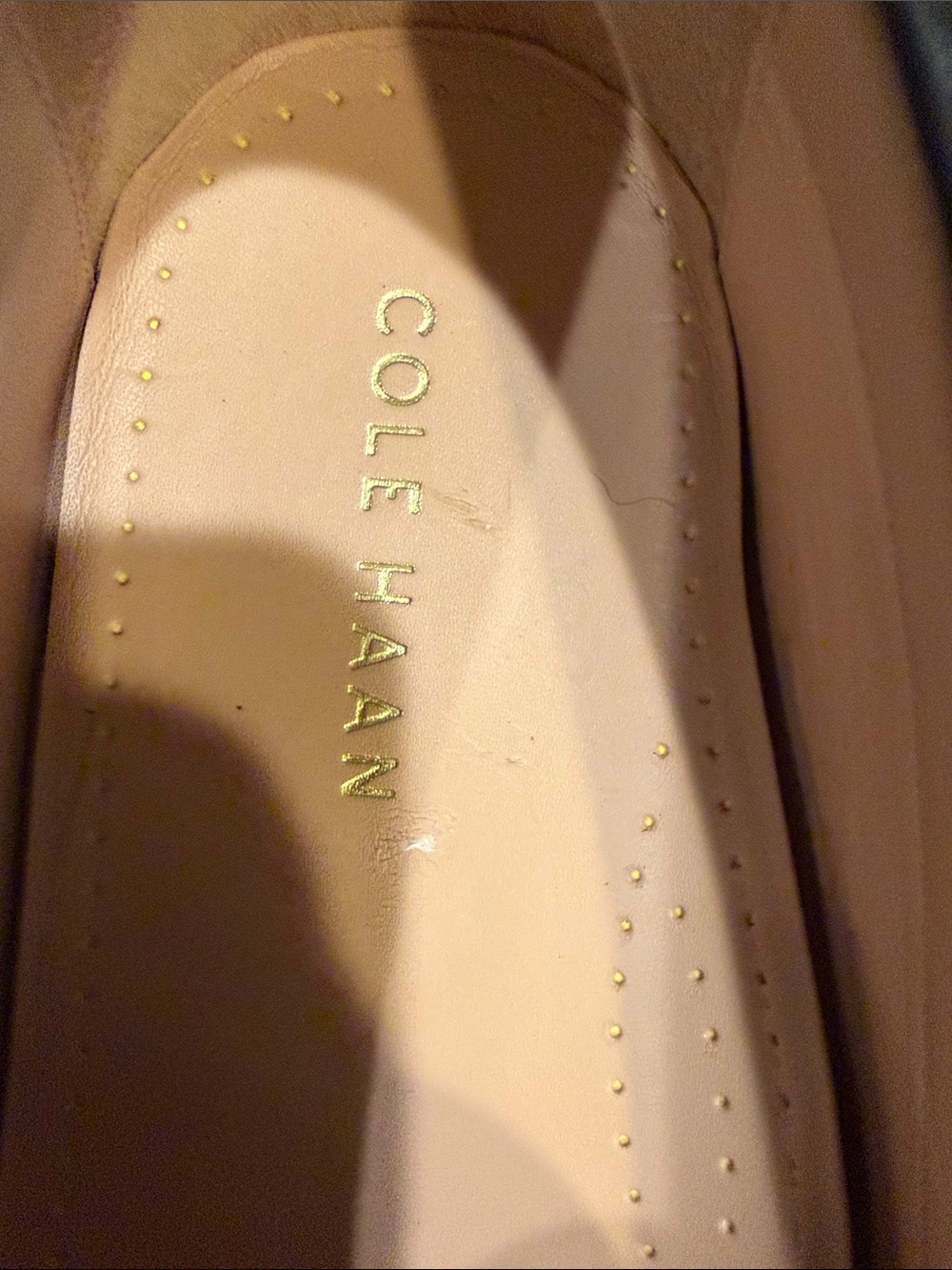 Cole Haan Evelyn Bow Black Suede Slip-On Loafers with Gold Accent - Picture 2 of 10